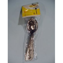 40 Wholesale 6 Pack Metal Spoon Set
