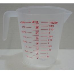 48 Wholesale 1 Qt Plastic Measuring Cup