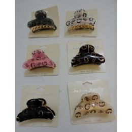 72 Units of 2.5" Claw CliP--"g" - Hair Accessories