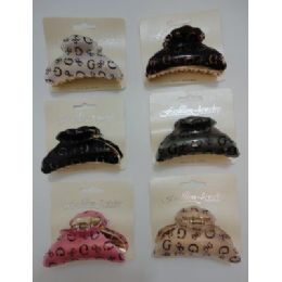 72 Units of 3.5" Claw CliP--"g" - Hair Accessories