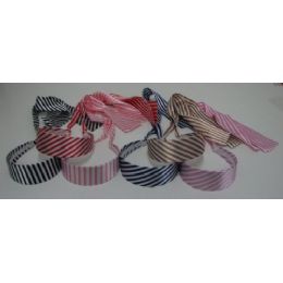 72 Wholesale Headband ScarveS-Stripes