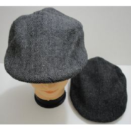 Gray Tweed Hat