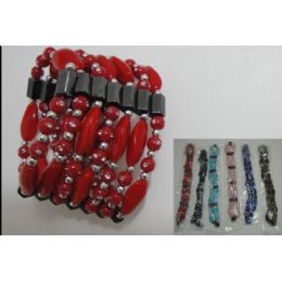 180 Pieces 36 Inch Magnetic NecklacE-Large Rock Beads Bracelet - Necklace