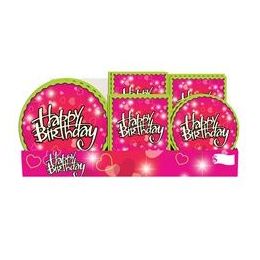 Birthday Love PrE-Packed Counter Shipper, 96 Ct. - Party Novelties