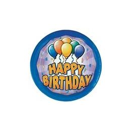 72 Pieces Birthday Balloon 9" Plate - 8ct. - Party Paper Goods