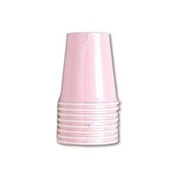 144 Wholesale Pink Solid Cups - 8ct.