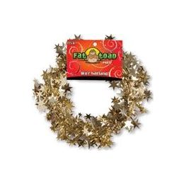 288 Pieces Wire Garland - Gold Stars - 25 Ft. - Bows & Ribbons