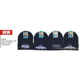 48 Wholesale Nyc Logo Winter Hats