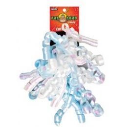 192 Wholesale Curled Ribbon Bow - Baby Boy, Pegable Single
