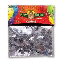 432 Pieces ConfettI-Silver Stars - 1/2 oz - Party Novelties