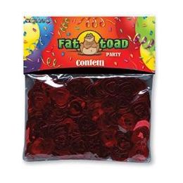 432 Pieces ConfettI-Red Hearts - 1/2 oz - Party Novelties