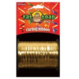 144 Wholesale Curling Ribbon - Gold - 20yds