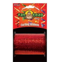 144 Wholesale Curling Ribbon - Red Sparkle - 20yds