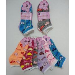 300 Units of Anklets 9-11 Kiss*kiss*kiss - Womens Ankle Sock