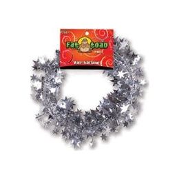 288 Pieces Wire Garland - Silver Stars - 25 Ft. - Bows & Ribbons