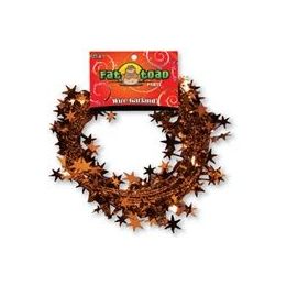 288 Pieces Wire Garland - Orange Stars - 25 Ft. - Bows & Ribbons