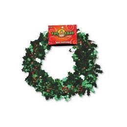 144 Pieces Wire Garland - Holly Leaves - 25 Ft. - Bows & Ribbons