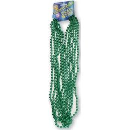 120 Wholesale Festive Beads - 33" Green - 6 ct