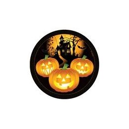 144 Wholesale Haunted House 9" Plate - 8ct.