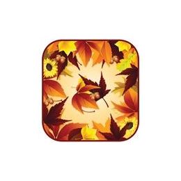 144 Pieces Fall Leaves 7" Plate - 8ct - Party Paper Goods