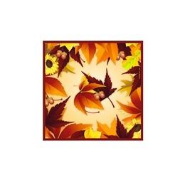 288 Pieces Fall Leaves Beverage Napkins - 16ct. - Party Paper Goods