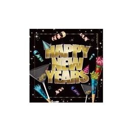 288 Pieces New Years Beverage Napkins - 16ct. - Party Paper Goods