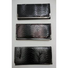 60 Pieces 7.5x3.5 FliP-Open Ladies Pocket Book - Leather Wallets