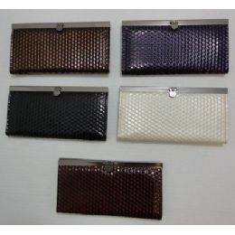 48 Pieces 7.5x4 Expandable Ladies WalleT--Small Square - Leather Wallets