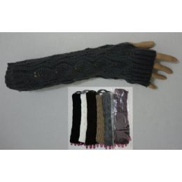 36 Pieces Arm WarmeR--Solid Color Knit - Arm & Leg Warmers
