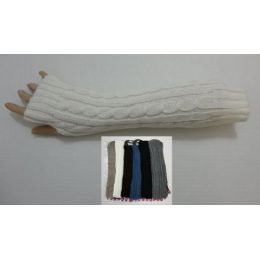 84 Pieces Arm WarmeR--Solid Color Knit - Arm & Leg Warmers