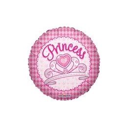 500 Wholesale Mylar 18" Vlu Ds - Princess Tiara Pink