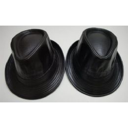 30 Pieces Fedora HaT-Solid Color Leather - Fedoras, Driver Caps & Visor