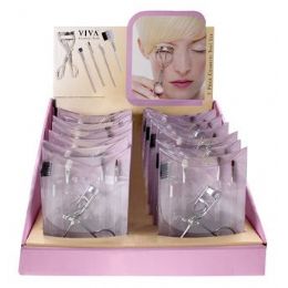 96 Pieces Viva 5 Pc Cosmetic Tool Set In Display Box - Cosmetic Cases