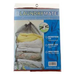 144 Pieces Item# 444 Laundry Mate Draw Cord Laundry Bag - Home Accessories
