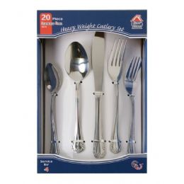 15 Pieces 20 Piece Stainless Steel Flatware Set Heavy Weight - Kitchen Cutlery