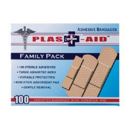 144 of Item# 1001 100 Count Adhesive Bandages Assorted Sizes