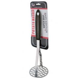 144 Wholesale Potato Masher With Rubber Grip Handle