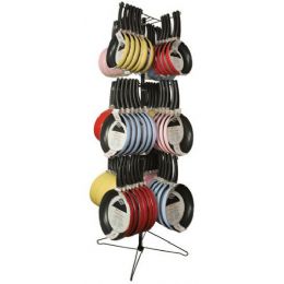 96 Units of NoN-Stick Colored Fry Pan Display Rack Assorted Colors & Size - Frying Pans and Baking Pans