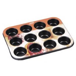 36 Pieces 12 Cup Non Stick Muffin Pan - Baking Supplies