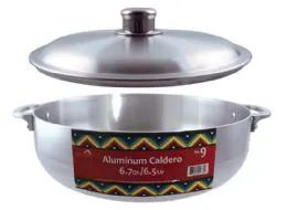 10 Wholesale Polished Aluminum Caldero Pots