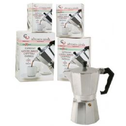 12 Wholesale Aluminum Espresso Maker 6 Cup