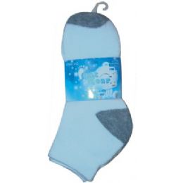 72 of 3 Pair Solid Cotton Ankle Sock For Kids Size 4-6