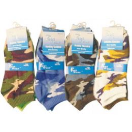 96 Pairs 3 Pack Of Ladies Ankle Sock Size 9-11 - Womens Ankle Sock