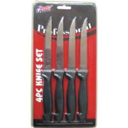 48 Wholesale 4 Pack Knife Set