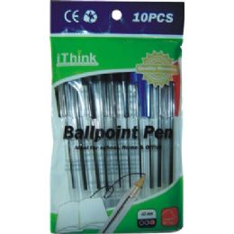 72 Pieces 10 Piece Ballpoint Pen - Pens