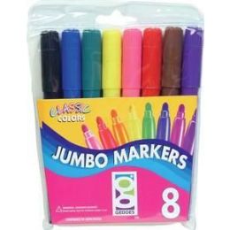 48 Pieces 8 Count Jumbo Markers - Markers