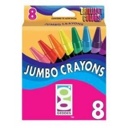96 Pieces 8 Ct. Jumbo Crayons - Chalk,Chalkboards,Crayons