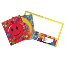 96 Wholesale Smiley Face Folders