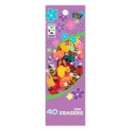 48 Wholesale 40 Ct. Spring Mini Erasers