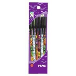 48 Wholesale 6 Ct. Halloween Stick Pens